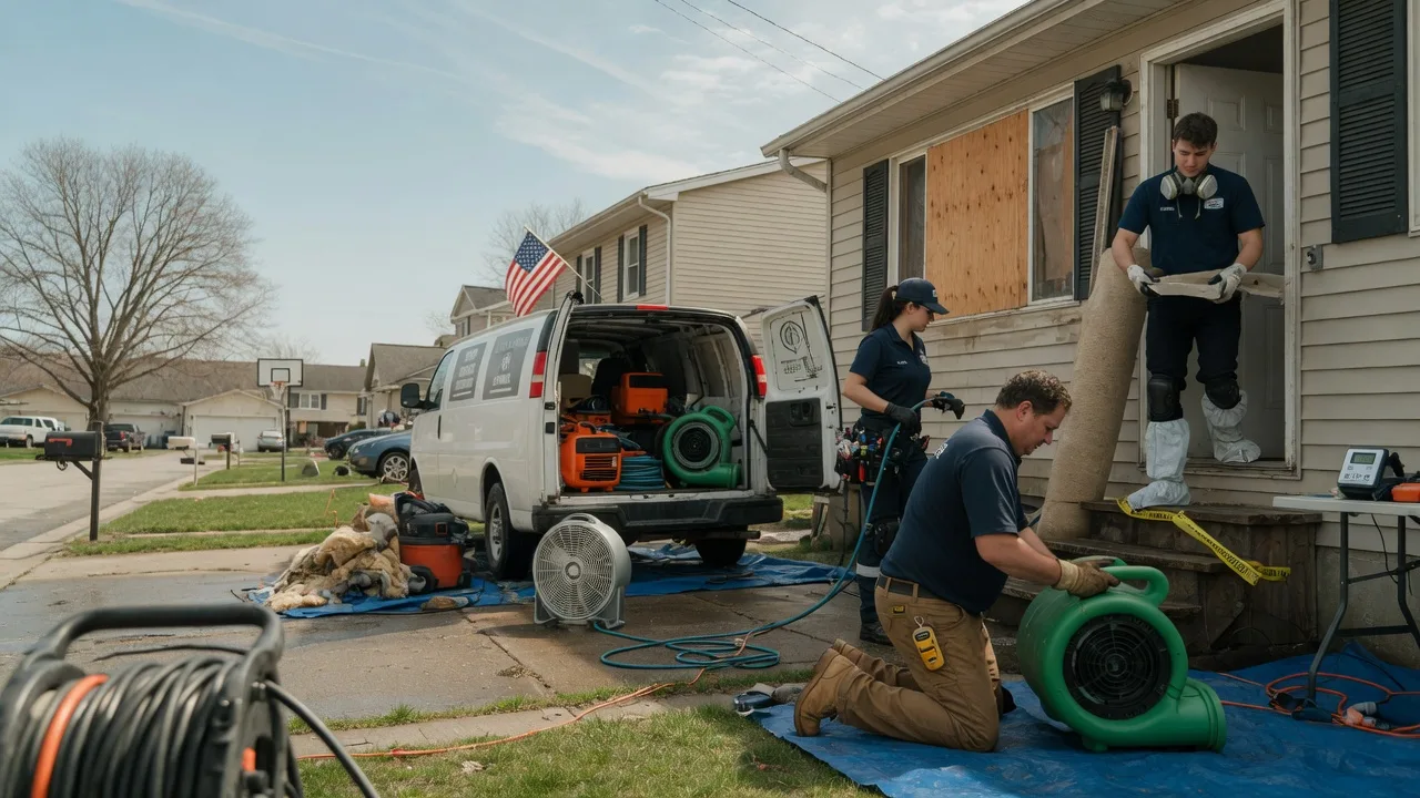 Water Damage Restoration in Collyer, KS near me